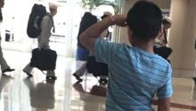 6-year-old boy goes viral after saluting military men at airport