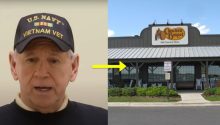 5 Young Men Repeatedly Interrupt Elderly Veteran’s Dinner With Wife, End Up Leaving Him In Tears