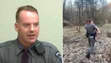 State trooper fighting against darkness finds missing 2-yr-old that clutches onto him & won’t let go