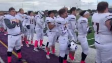High school football team told “National Anthem” won’t be played, so they sing it loud
