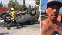 78-year-old actor Danny Trejo spots car flip, rushes to pull out boy with special needs