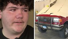 Fallen Marines SUV Restored As A Gift To His Son For His 16th Birthday