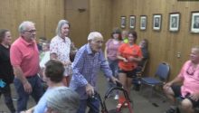 Family, friends celebrate WWII veteran on his 103rd birthday