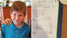 Cop Receives Note From 9-Year-Old Boy, Reads It, Jumps Out Of His Seat