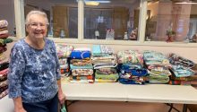90-Year-Old Woman Makes Over 100 Handmade Quilts for Those in Need This Year