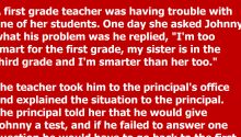 Student Says He’s Too Smart For First Grade
