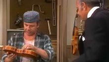 Things go hilariously wrong when Tim Conway tries to fix Harvey’s violin (VIDEO)