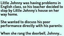 Johnny Was Having Problems In English Class