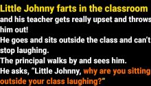 Little Johnny Farts In The Classroom