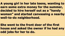 A Blonde Wanting To Earn Some Money And Gave A Man The Special Treatment