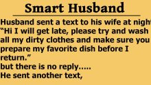 Husband Sent A Text To His Wife At Night