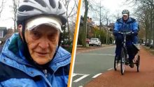 90-year-old Man Rides His Bike 2 Hours Everyday To Visit His Wife In The Nursing Home
