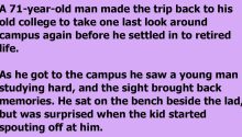 Young guy makes fun of an “old man” but the senior gets the last laugh