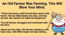An Old Farmer Was Farming