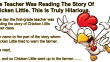 The Teacher Was Reading The Story Of Chicken Little