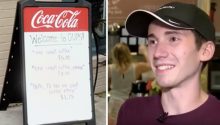Coffee Shop Owner Puts Up Genius Sign To Teach Rude Customers Manners And It Works Immediately
