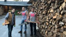 Dad And His Two Sons Chop Enough Wood To Fill 80 Trucks, Bring It To People Who Need Heat In Their Homes