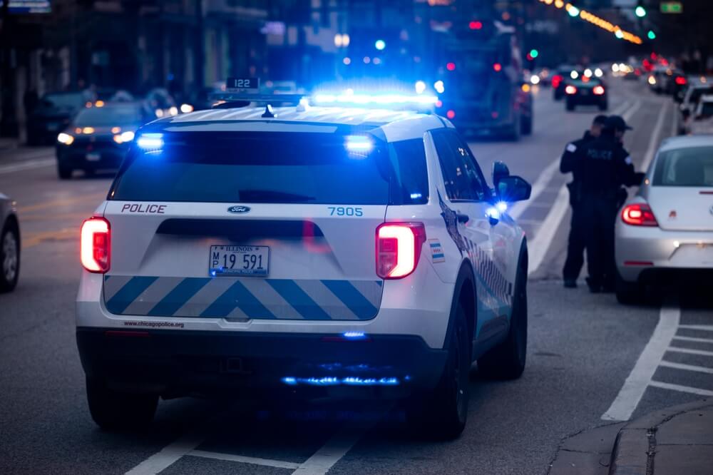 Why do police officers always touch the car