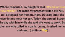 I Prioritized My Pregnant Wife’s Comfort and Pushed My Daughter Away