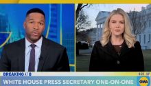 Fans are losing their minds and gave Karoline Leavitt a fun new nickname after a heated argument with her surprise victory over veteran GMA host Michael Strahan