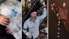LIVE from the scene: Police cleared out all the trash and smashed up Mystic summer camp looking for the last clue, the first thing they saw was a bracelet wrapped around a bone