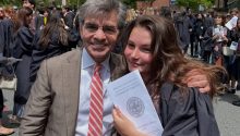 George Stephanopoulos spent a lot of money to give his daughter a surprise gift on her graduation day. The gift made his daughter cry and her thank you with only 8 sincere words turned the national MC into a tearful father