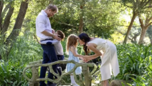 Royal fans spot awkward ‘Photoshop error’ in Meghan and Harry’s Christmas card