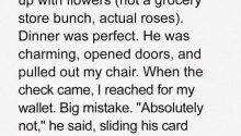 My Date Paid for Dinner, But What Happened Next Left Me Shocked!