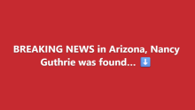NEW UPDATE on Nancy Guthrie. At least three people