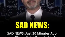 SAD NEWS Just 30 Minutes Ago, Jimmy Kimmel with tears in their eyes made the sad announcement!